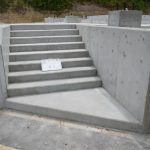 コンクリート打設（階段施工例）